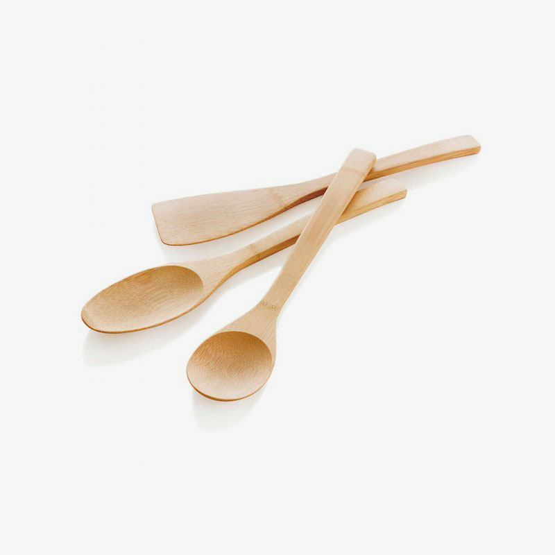 utensilios de cocina de bambú