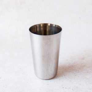 vaso de acero inoxidable